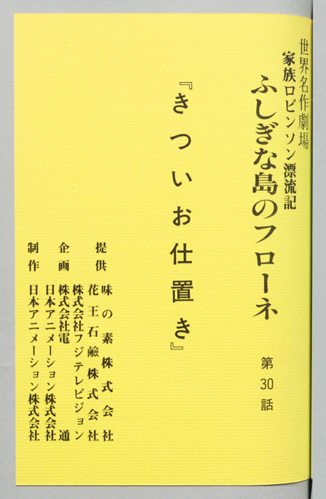 家族ロビンソン漂流記 ふしぎな島のフローネ