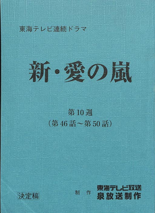 新・愛の嵐（決定稿）