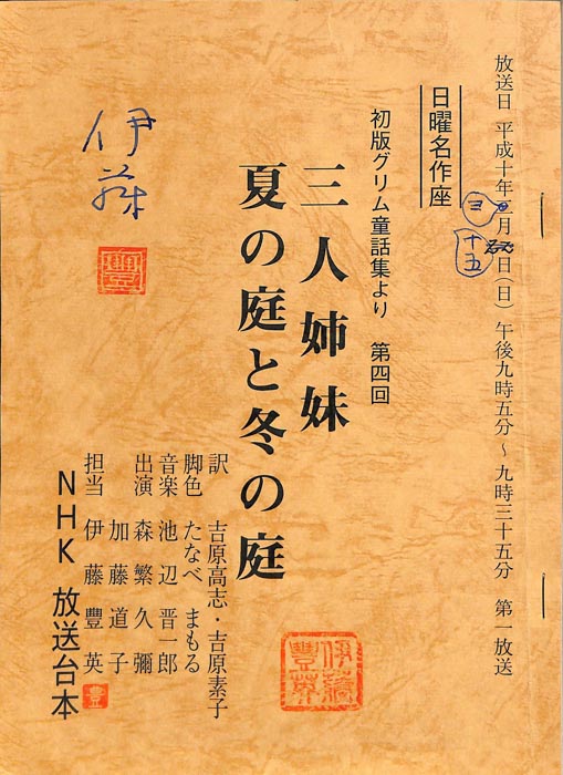 初版グリム童話集