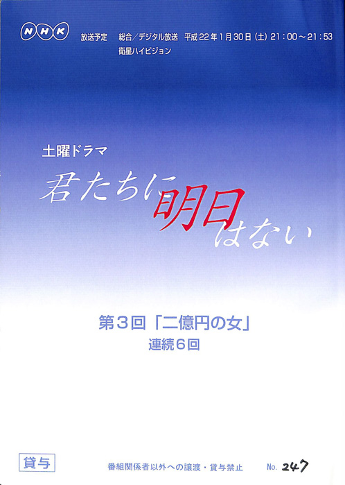 君たちに明日はない