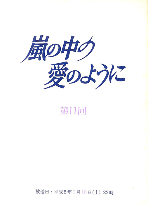 嵐の中の愛のように