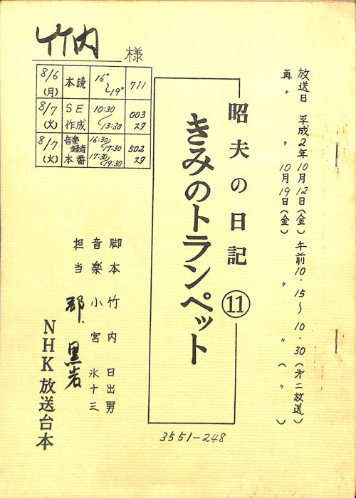 昭夫の日記