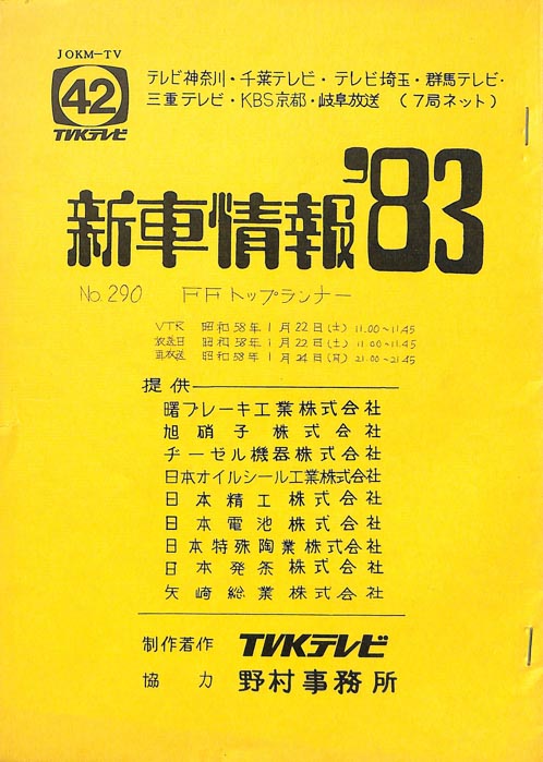 新車情報’83
