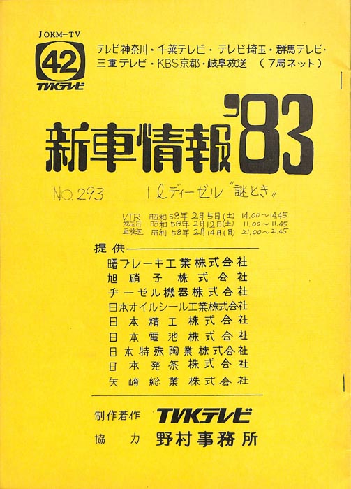 新車情報’83