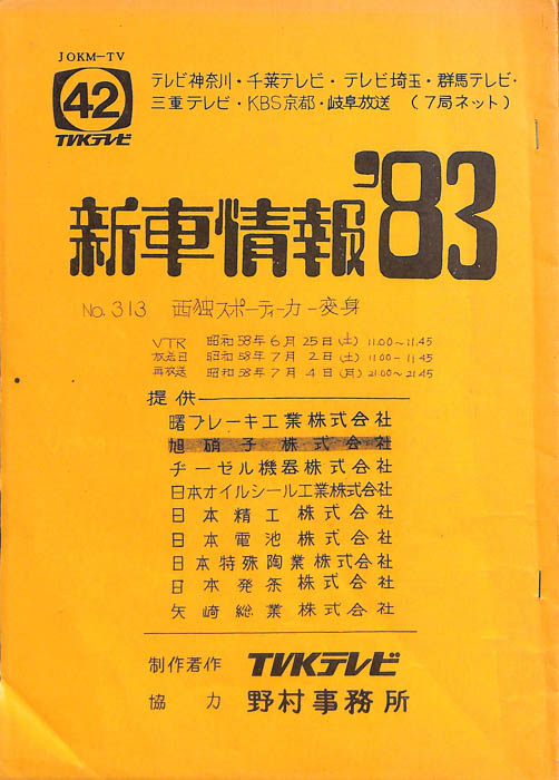 新車情報’83