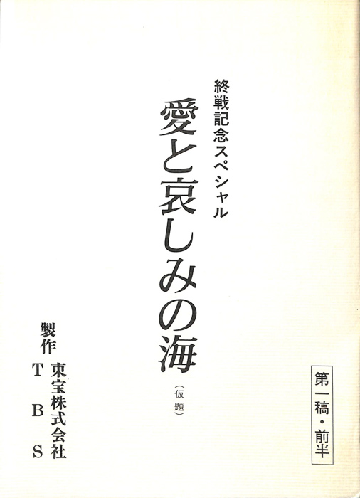 愛と哀しみの海(仮題)（第1稿・前半）