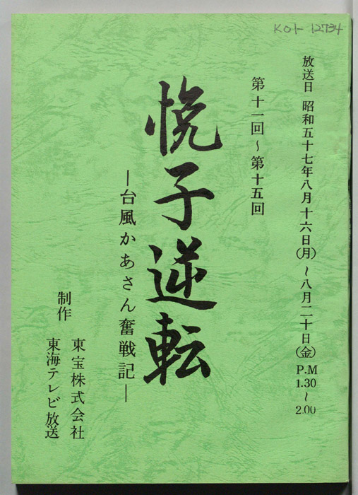 悦子逆転　台風かあさん奮戦記