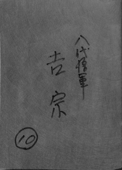 八代将軍　吉宗
