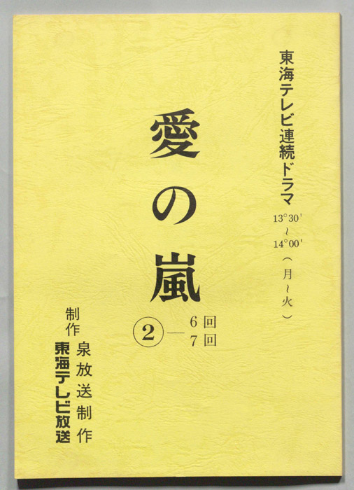 愛の嵐（決定稿）