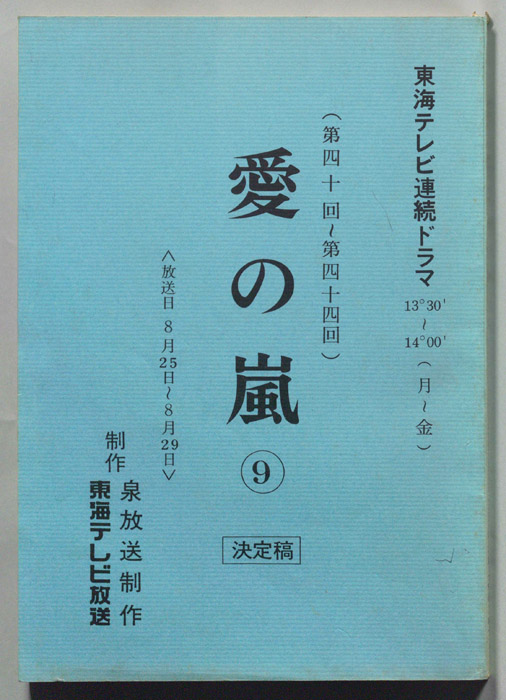 愛の嵐（決定稿）