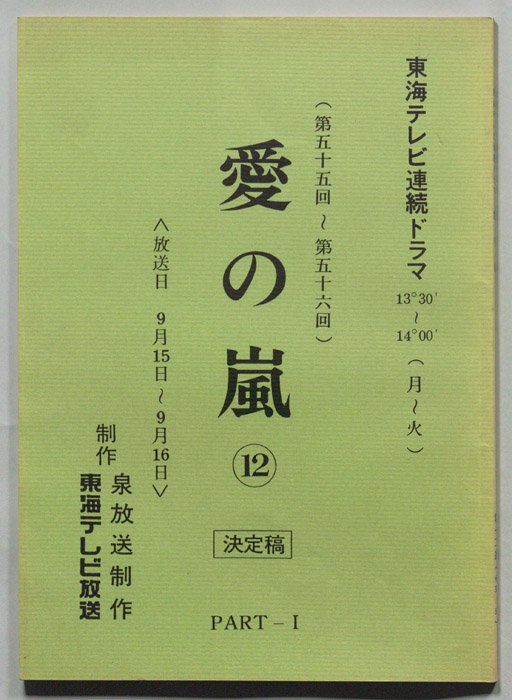 愛の嵐（決定稿）