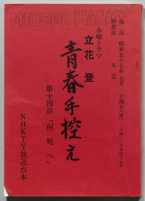立花登　青春手控え