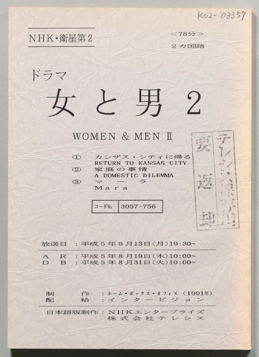 男と女２