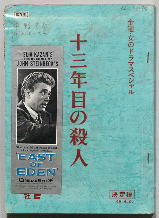 十三年目の殺人（決定稿）