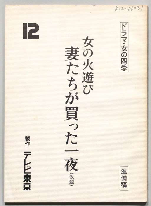 女の火遊び妻たちが買った一夜(仮題)（準備稿）