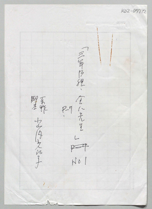 3年B組金八先生　パート7（生原稿）