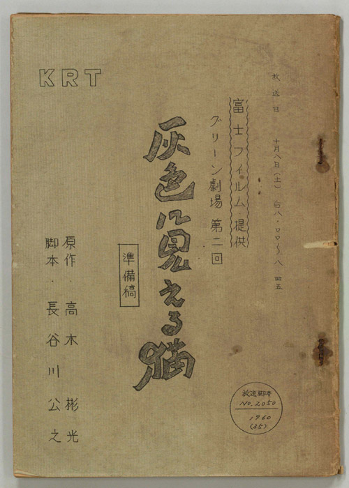 灰色に見える猫（準備稿）