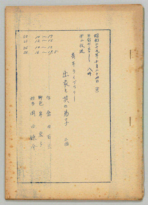 出家と其の弟子
