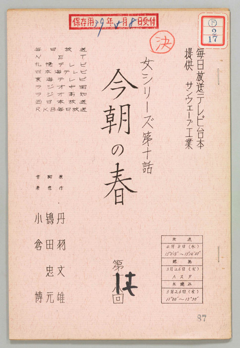 今朝の春