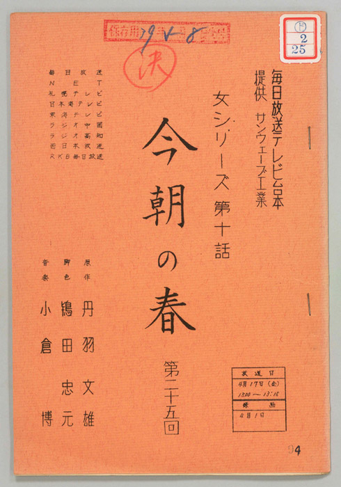 今朝の春