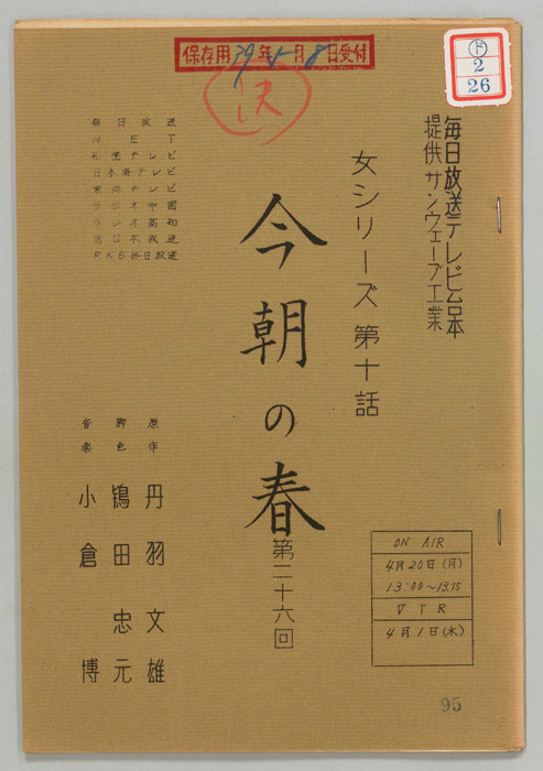 今朝の春