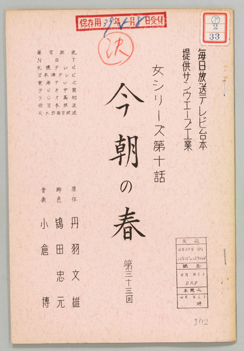 今朝の春