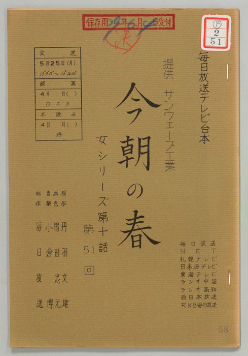今朝の春
