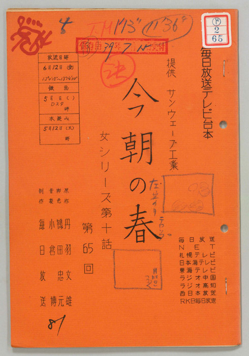 今朝の春