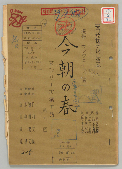 今朝の春