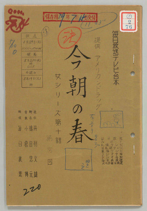 今朝の春