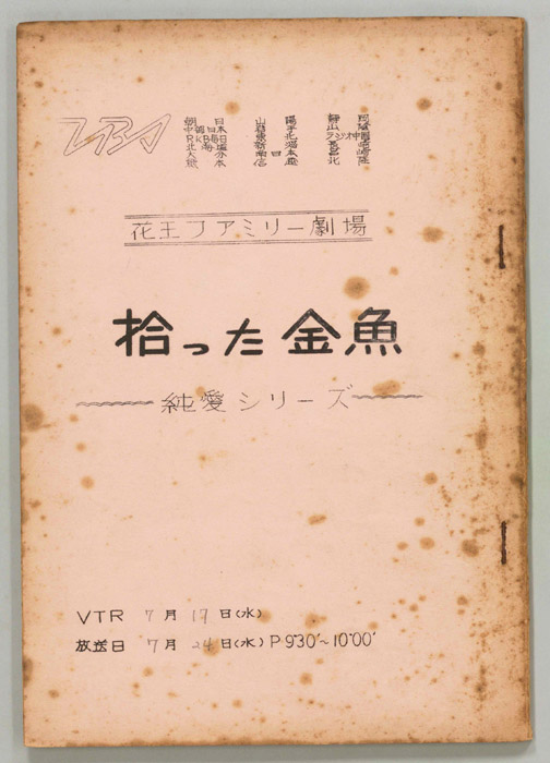 拾った金魚