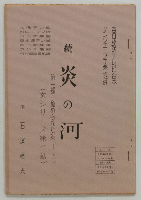 続　炎の河　第一部