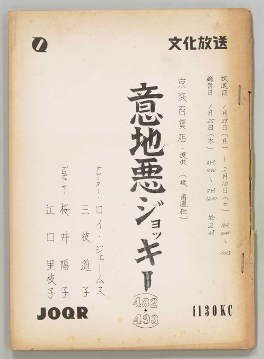意地悪ジョッキー