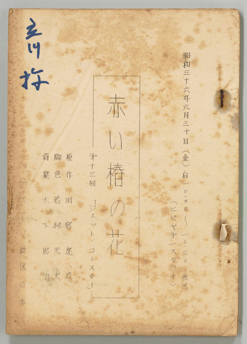 赤い椿の花