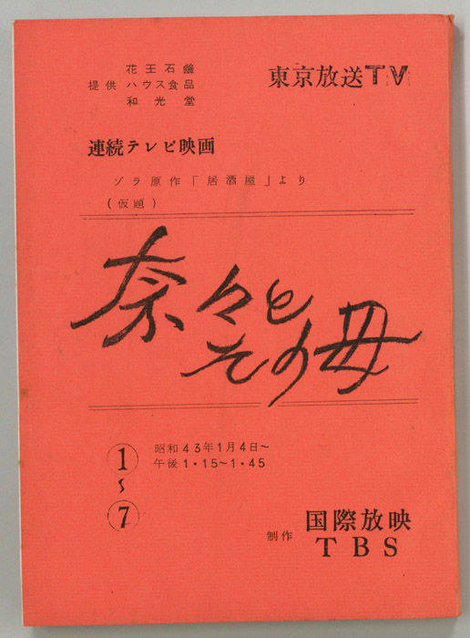奈々とその母(仮題)