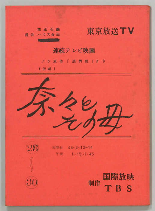 奈々とその母(仮題)