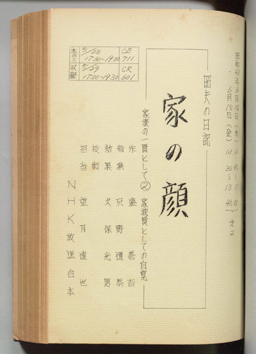 昭夫の日記