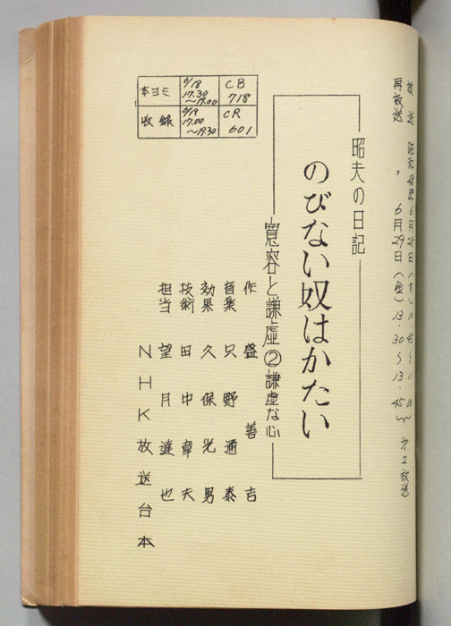 昭夫の日記