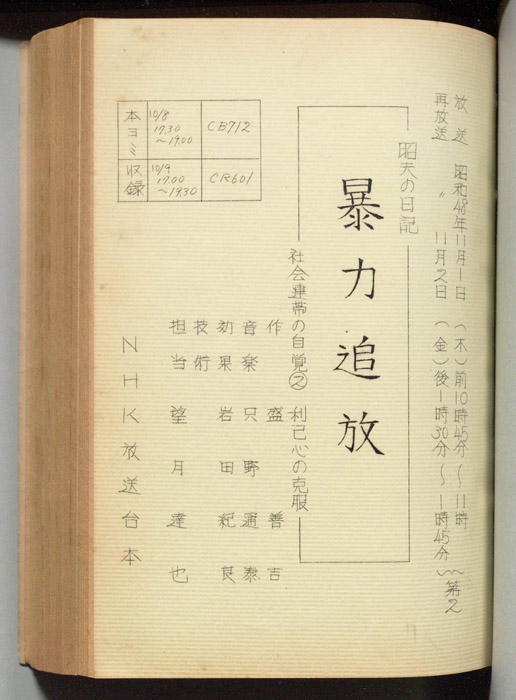 昭夫の日記