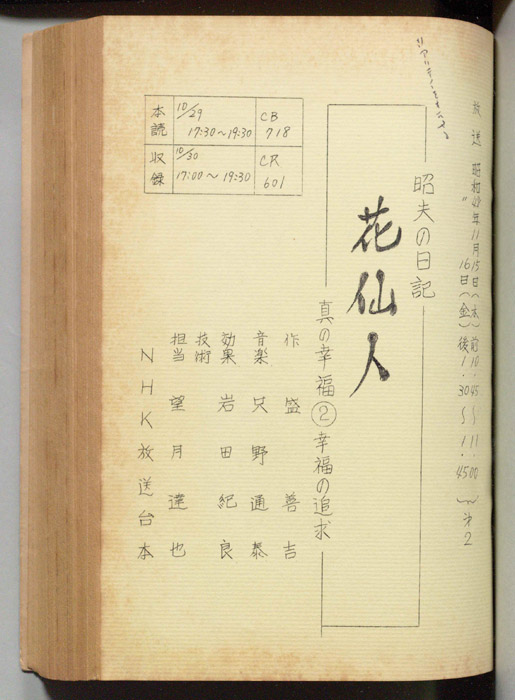 昭夫の日記