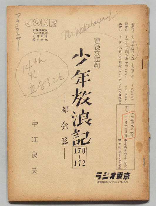 少年放浪記