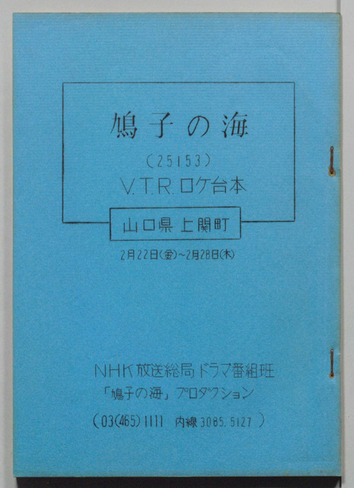 鳩子の海（VTRロケ台本）