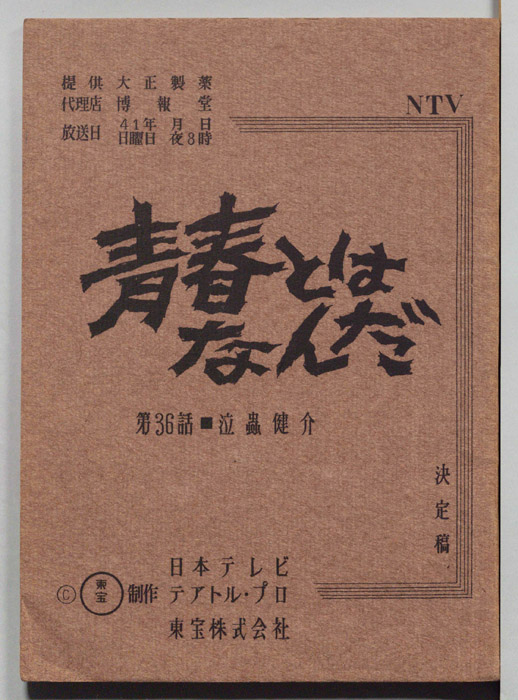 青春とはなんだ（決定稿）