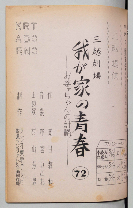 我が家の青春