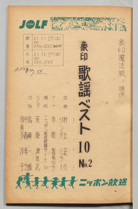 象印歌謡ベスト10