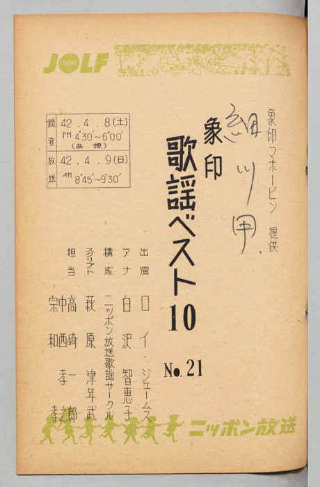 象印歌謡ベスト10