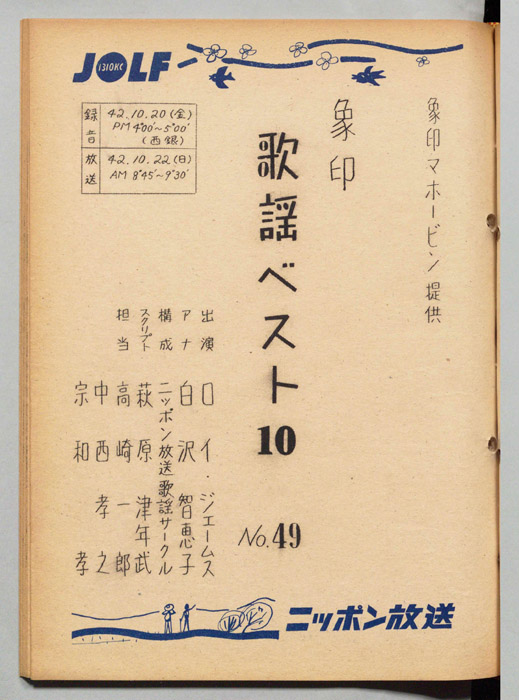 象印歌謡ベスト10