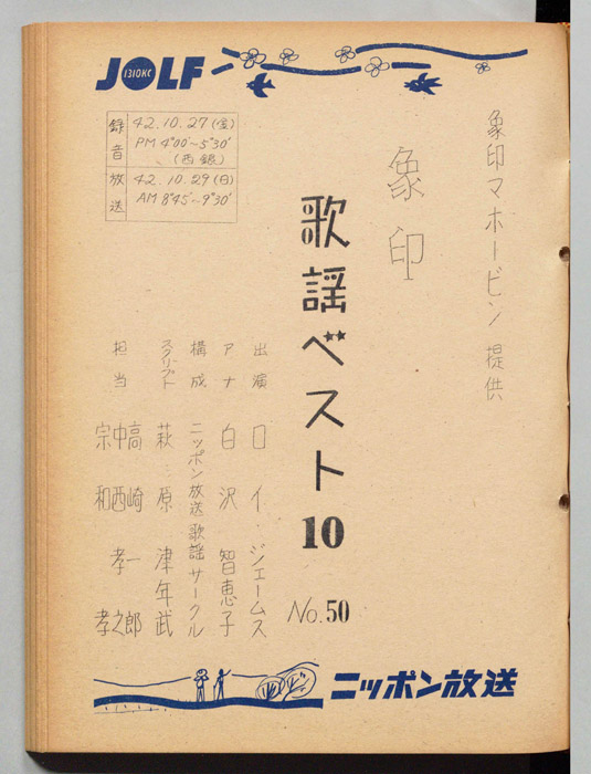 象印歌謡ベスト10