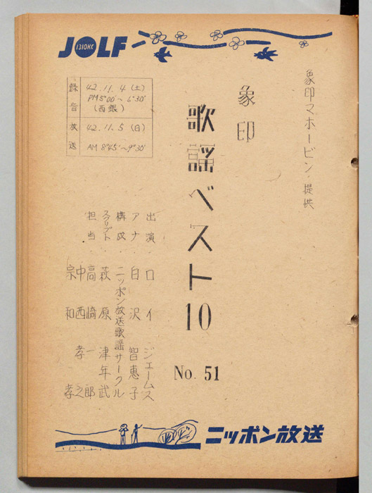 象印歌謡ベスト10
