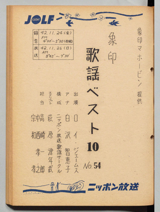 象印歌謡ベスト10